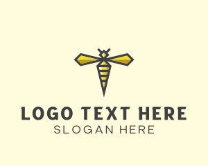 Geometric Honey Bee  Logo