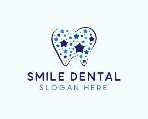 Star Dental Tooth logo design
