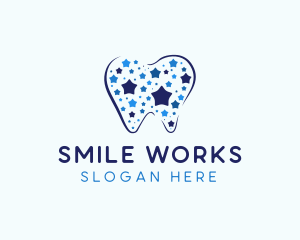 Star Dental Tooth logo design