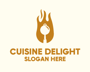 Flame Pan Restaurant logo design