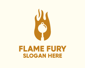 Flame Pan Restaurant logo design