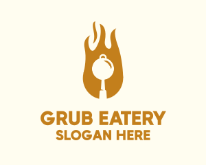 Flame Pan Restaurant logo design