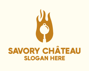 Flame Pan Restaurant logo design