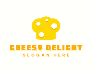 Deli Cheese Chef Toque logo design