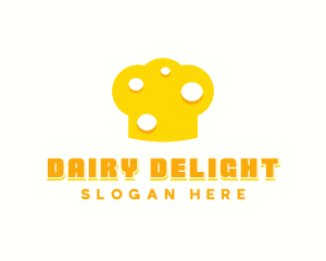 Deli Cheese Chef Toque logo design