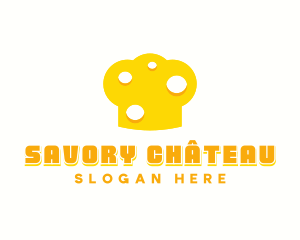 Deli Cheese Chef Toque logo design