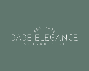 Minimalist Elegant Business logo design