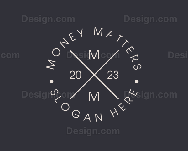 Simple Hipster Business Logo