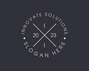 Simple Hipster Business Logo