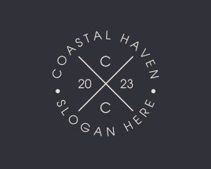 Simple Hipster Business logo design