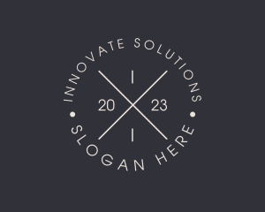 Simple Hipster Business logo