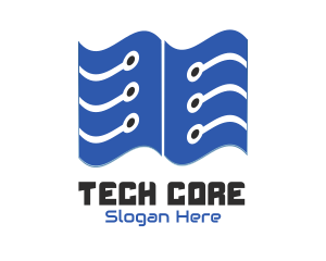 Blue Tech Modules logo design