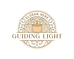 Candle Wax Spa logo design