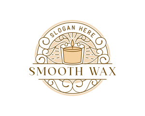 Candle Wax Spa logo design