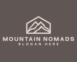 Outdoor Mountain Camp logo design