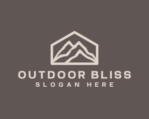 Outdoor Mountain Camp logo design