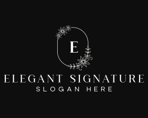 Floral Elegant Event logo design