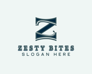 Retro Firm Letter Z logo design