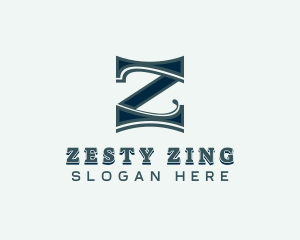 Retro Firm Letter Z logo design