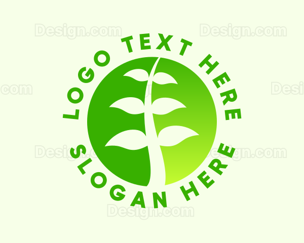 Organic Vegetarian Farming Logo