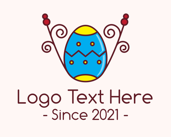 Organic Egg logo example 1
