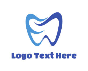 Abstract Blue Molar Tooth logo