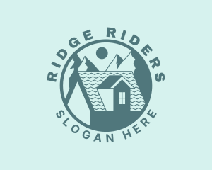 Mountain House Cabin logo design