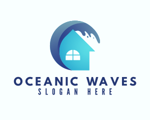 Ocean Wave Property  logo design