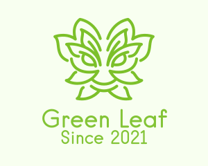 Green Leaf Dragon  logo design