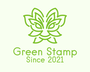 Green Leaf Dragon  logo design