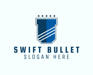 Bulwark Shield Crest logo design