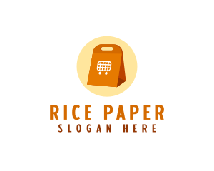 Shopping Takeout Bag logo design