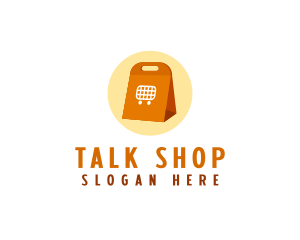 Shopping Takeout Bag logo design