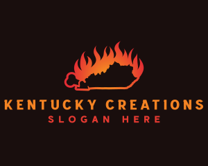 Flame Chicken Kentucky logo