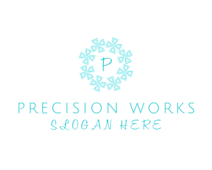 Winter Snowflake Wreath logo