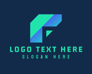 Modern - Tech Finance Letter F logo design