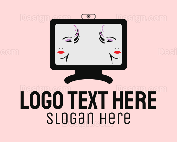 Online Makeup Vlog Logo