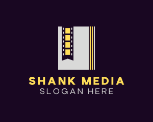 Film Strip Bookmark logo design