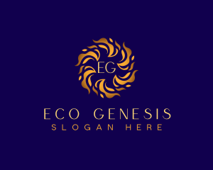 Natural Eco Herbal logo design