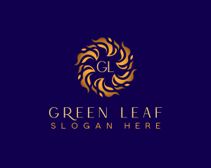 Natural Leaf Herbal logo design