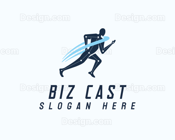 Run Fitness Exercise Logo