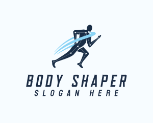 Run Fitness Exercise logo design