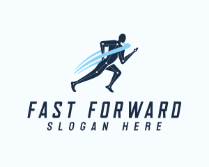 Run Fitness Exercise logo design