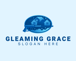 House Cleaning Sparkle logo design