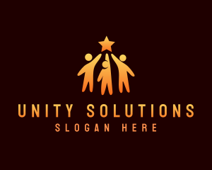 People Unity Foundation logo design