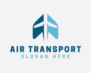 Arrow Courier Aircraft logo design