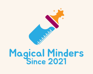 Magic Baby Bottle  logo design