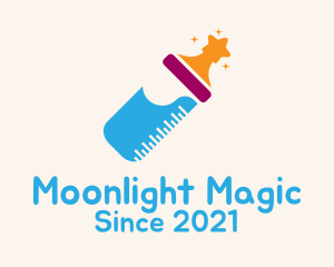 Magic Baby Bottle  logo design