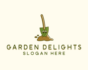 Backyard Garden Shovel  logo design