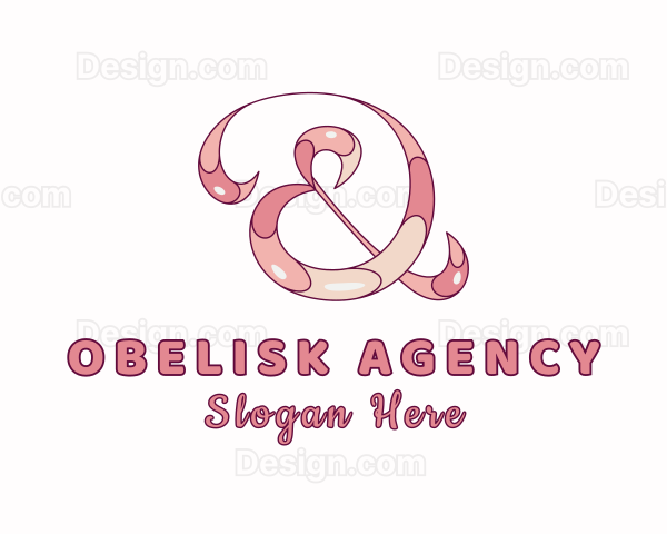 Fashion Ampersand Lettering Logo